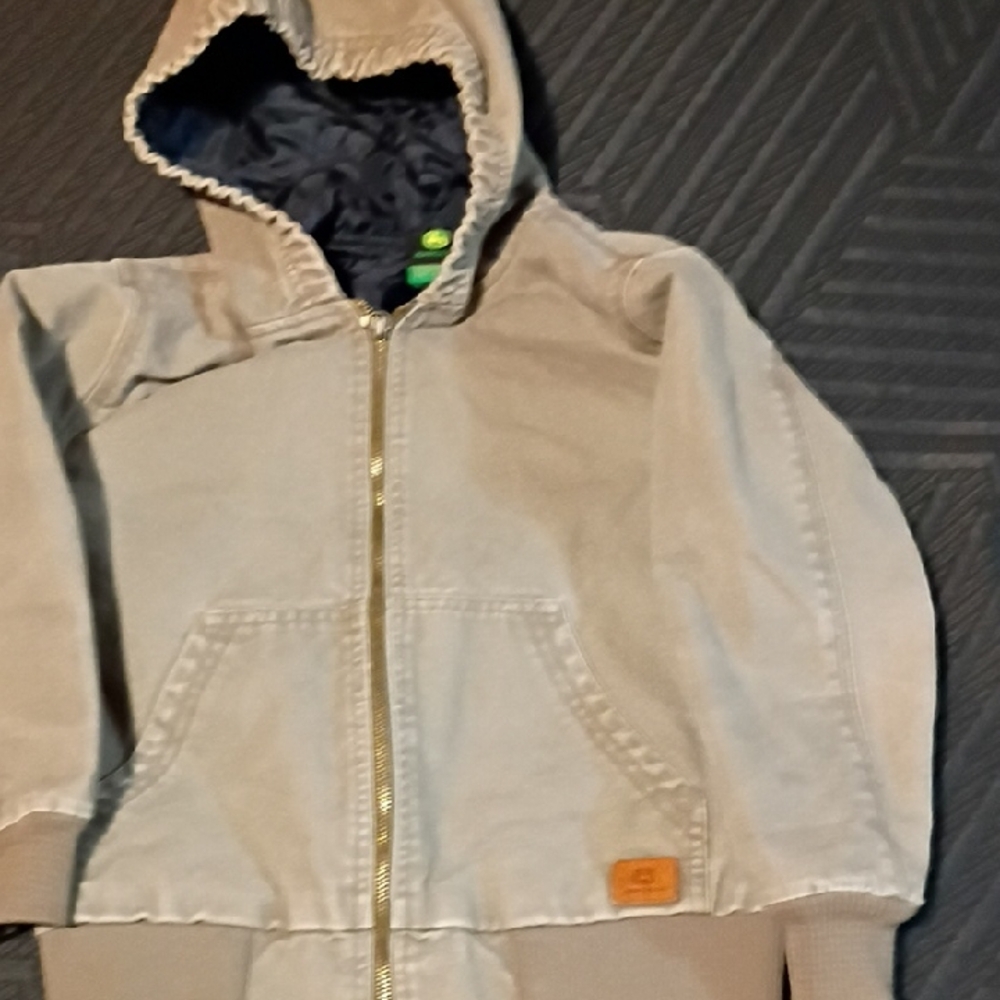(25)Kids Size 8 John Deere Jacket with Green Logo